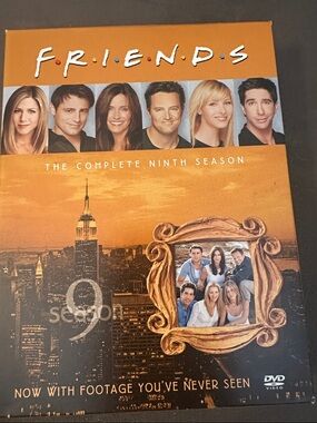 FRIENDS The Complete Ninth Season DVD - Orange & Black Cover